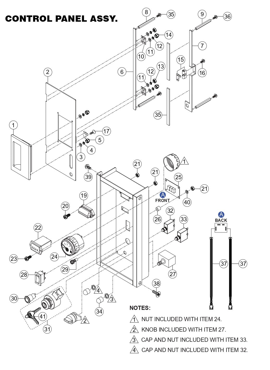 GBX24BK GloBug Lighting System Control Panel Assembly Parts by Multiquip