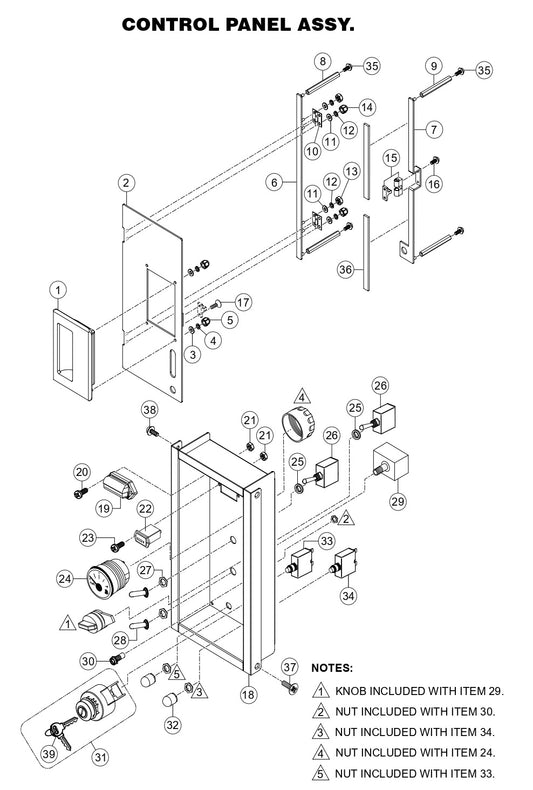 GBX12SK GloBug Lighting System Control Panel Assembly Part by Multiquip