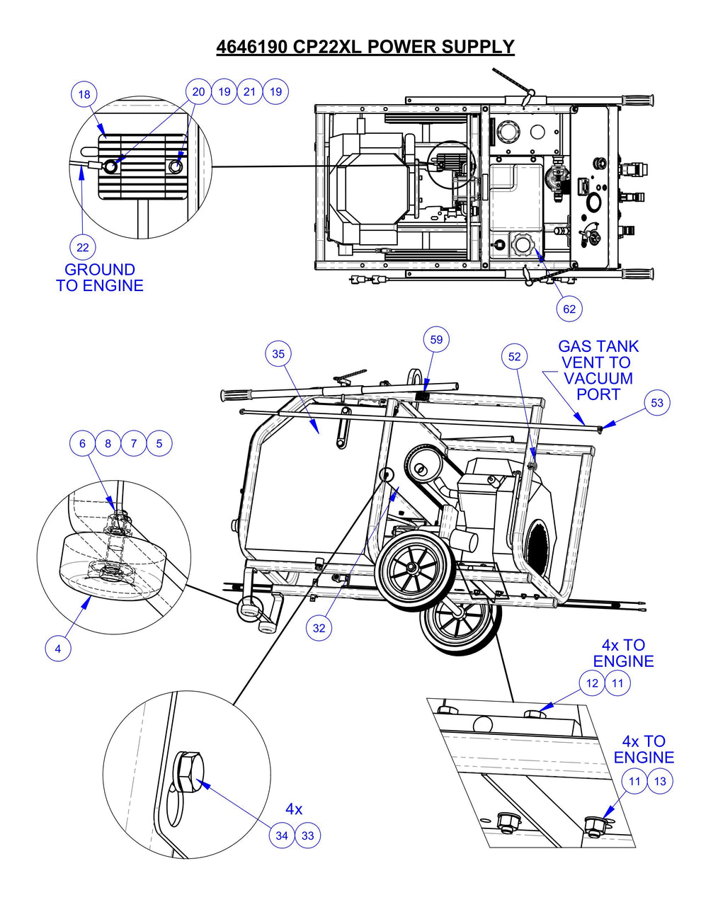 CP22XL Power Supply Assembly Parts-2