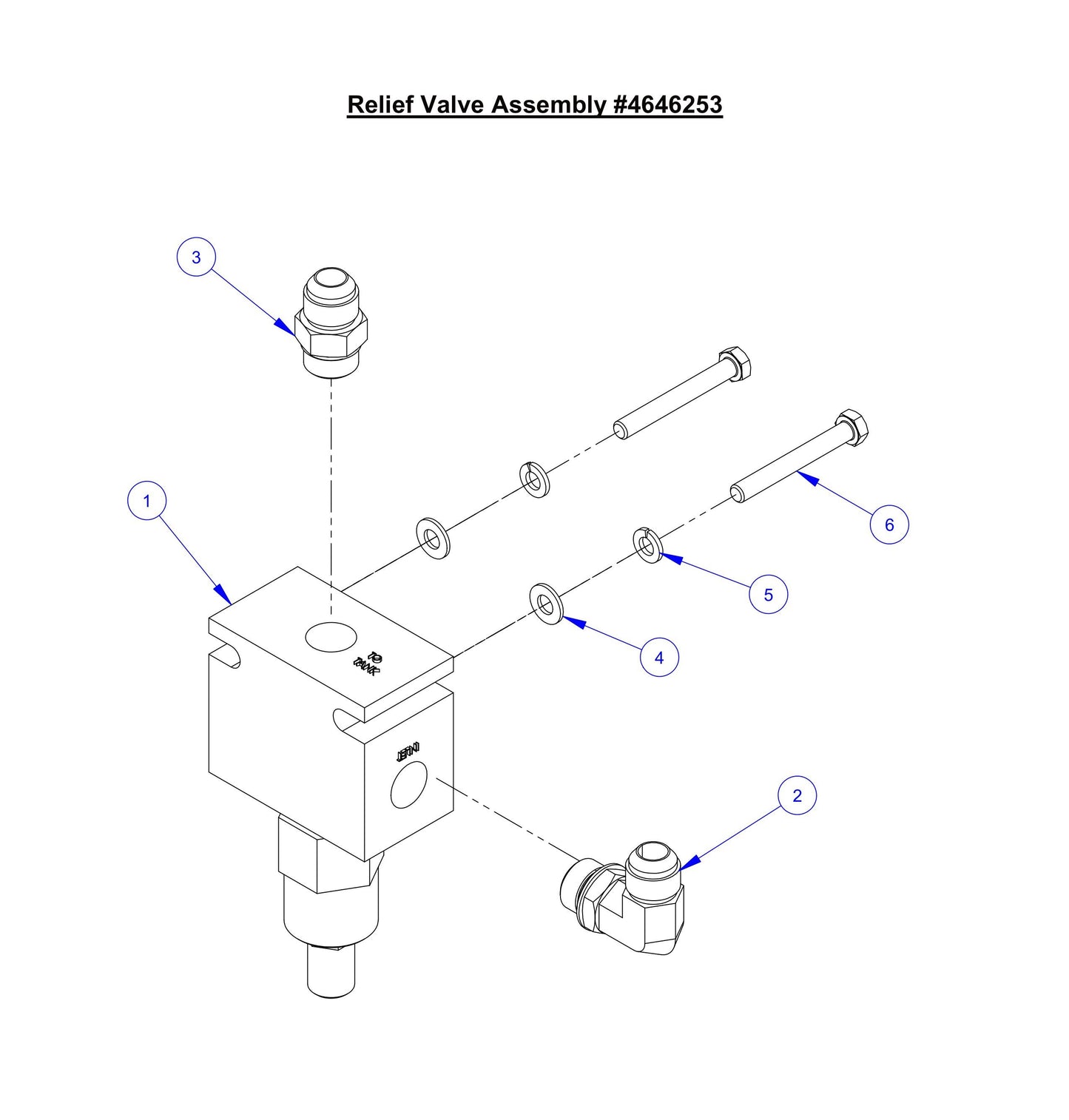 CP38KXL Relief Valve Assembly Parts