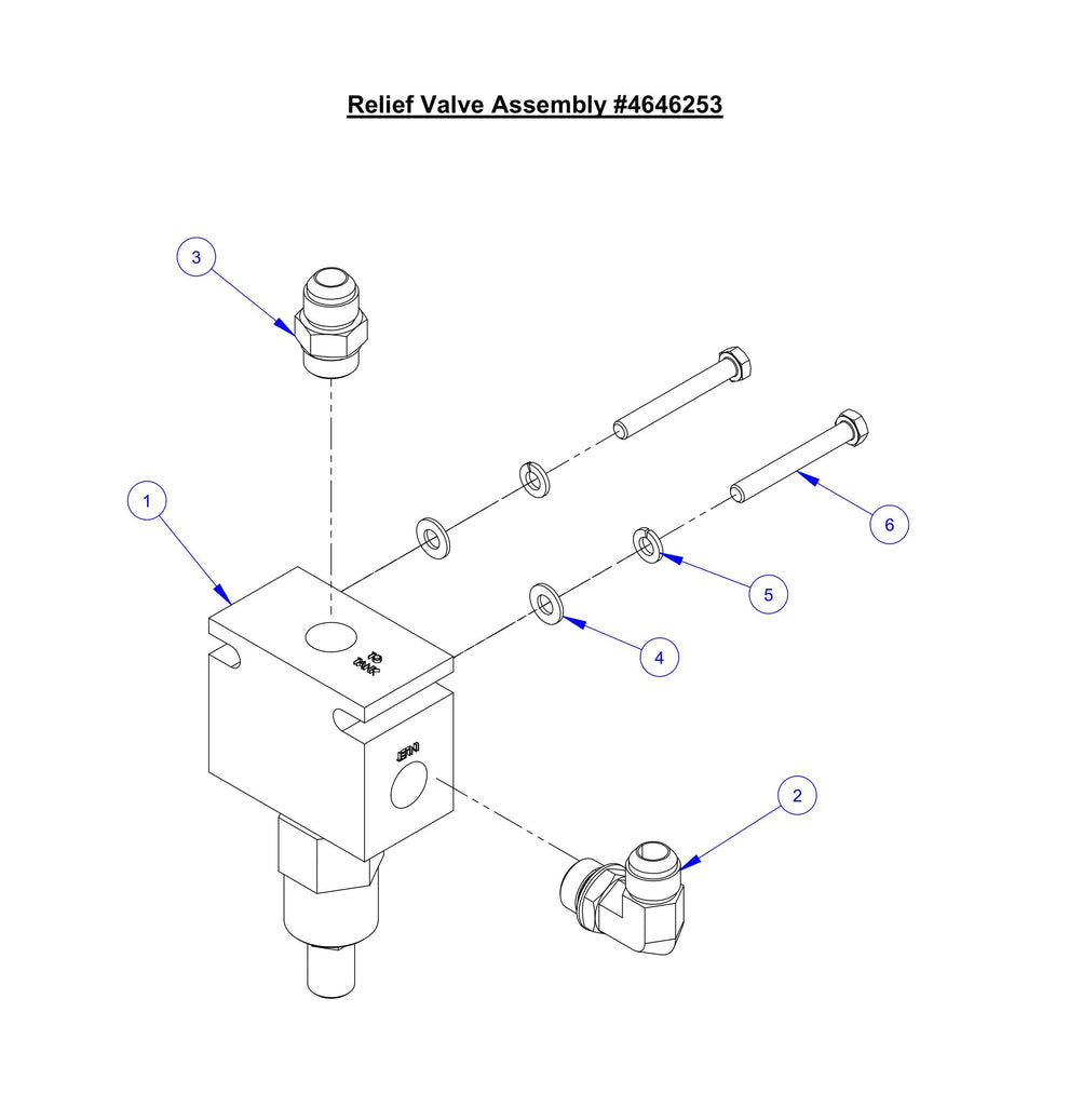 CP38KXL Relief Valve Assembly Parts
