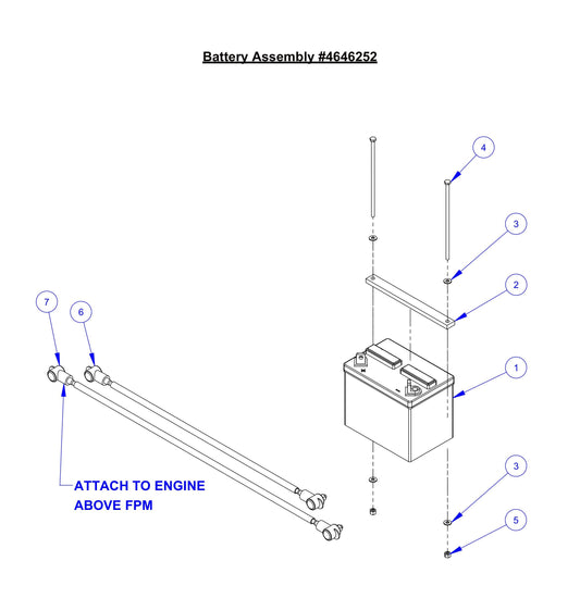 CP38KXL Battery Assembly Parts