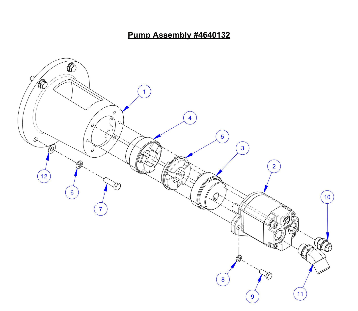 CP38KXL Pump Assembly Parts