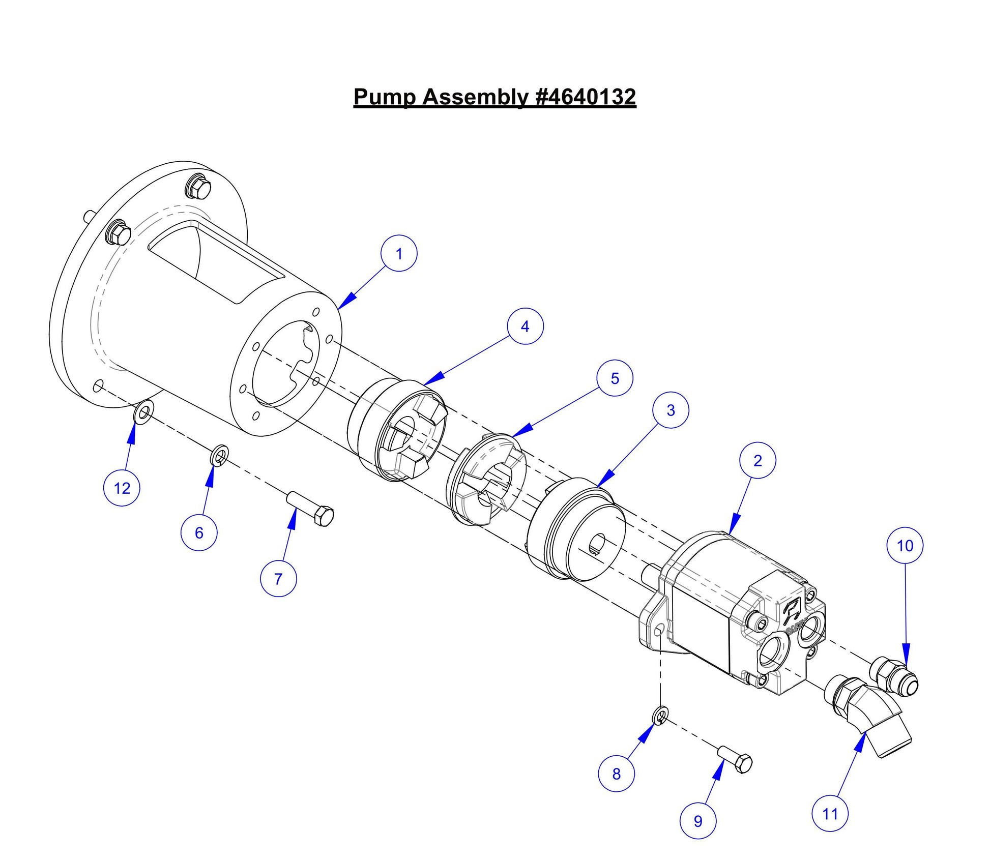 CP38KXL Pump Assembly Parts