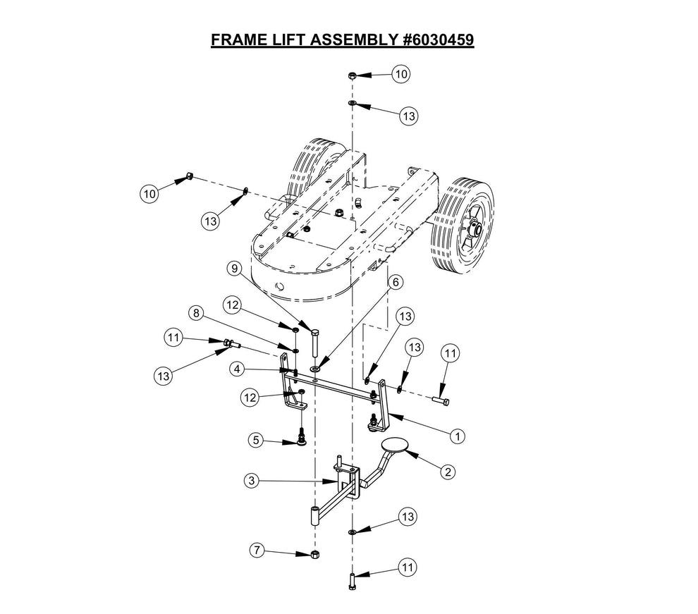 CC80,CPG80E Frame Lift Assembly Parts