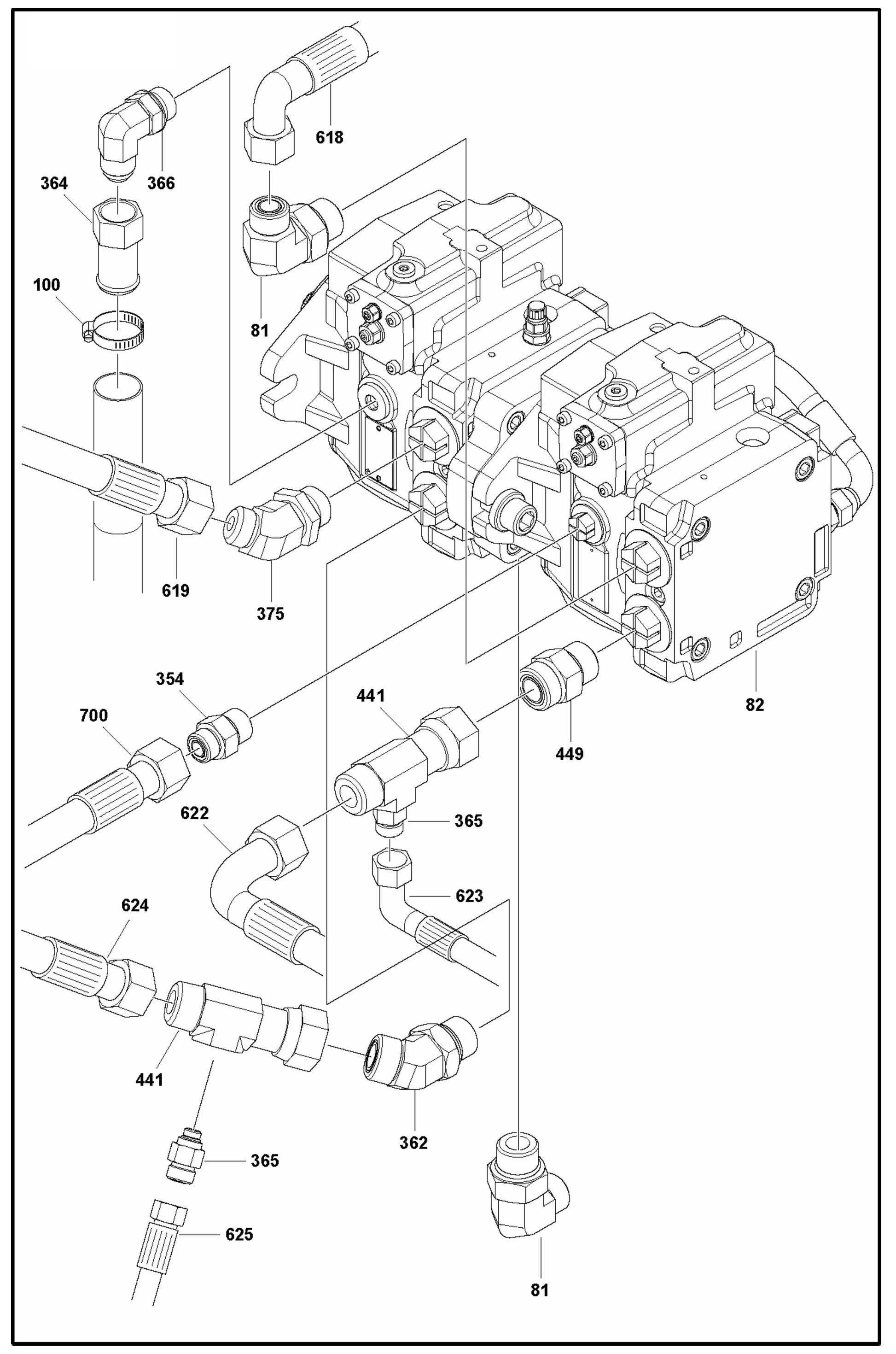 CRT 60 Pump Rear Assembly Parts