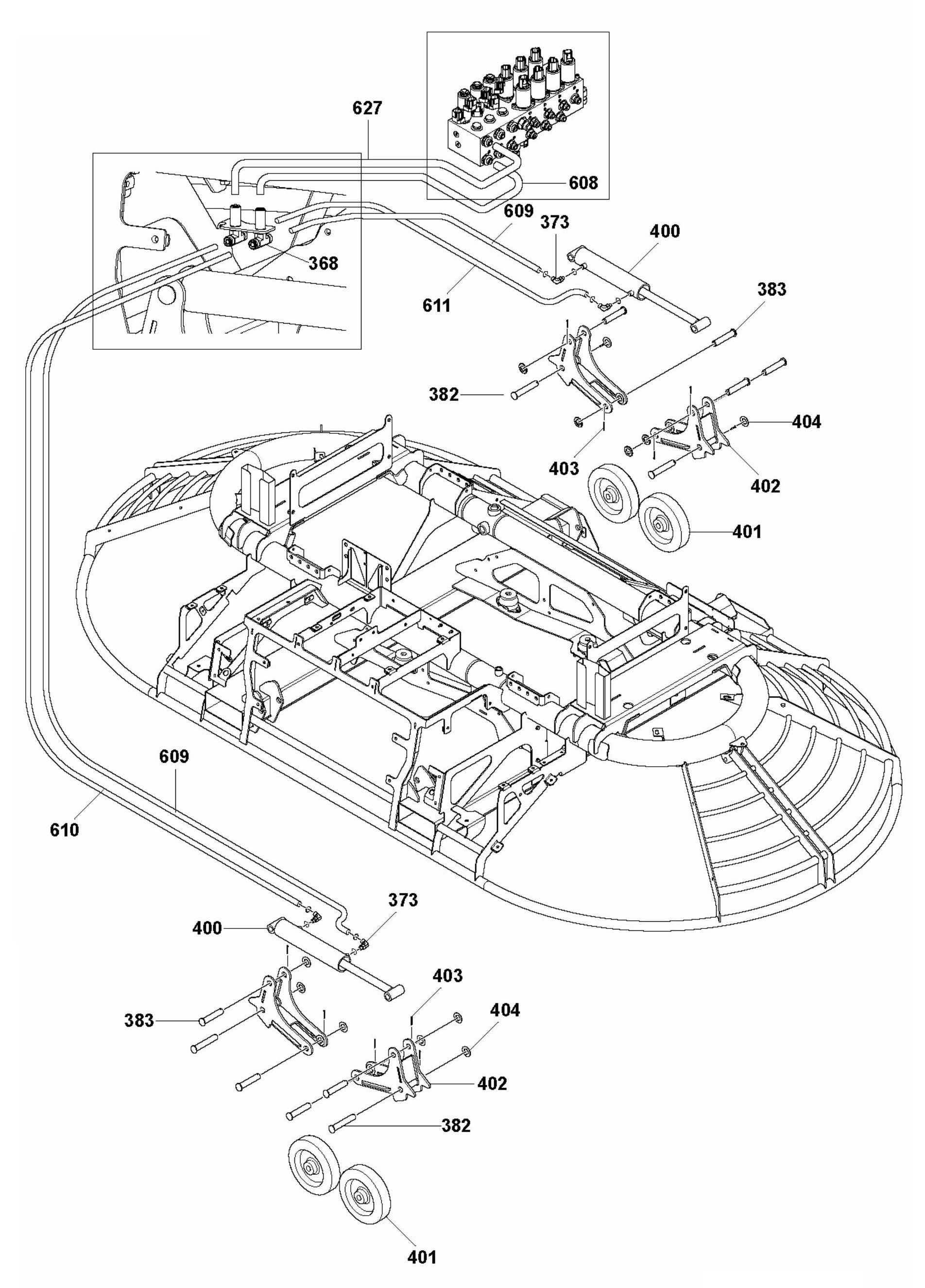 CRT 60 Wheel Kit Assembly Parts
