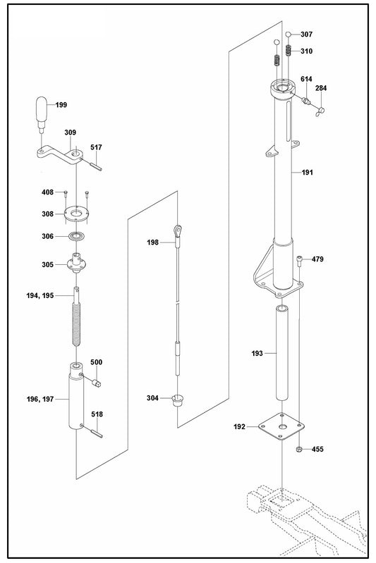 CRT 48 Pitch Control Assembly Parts