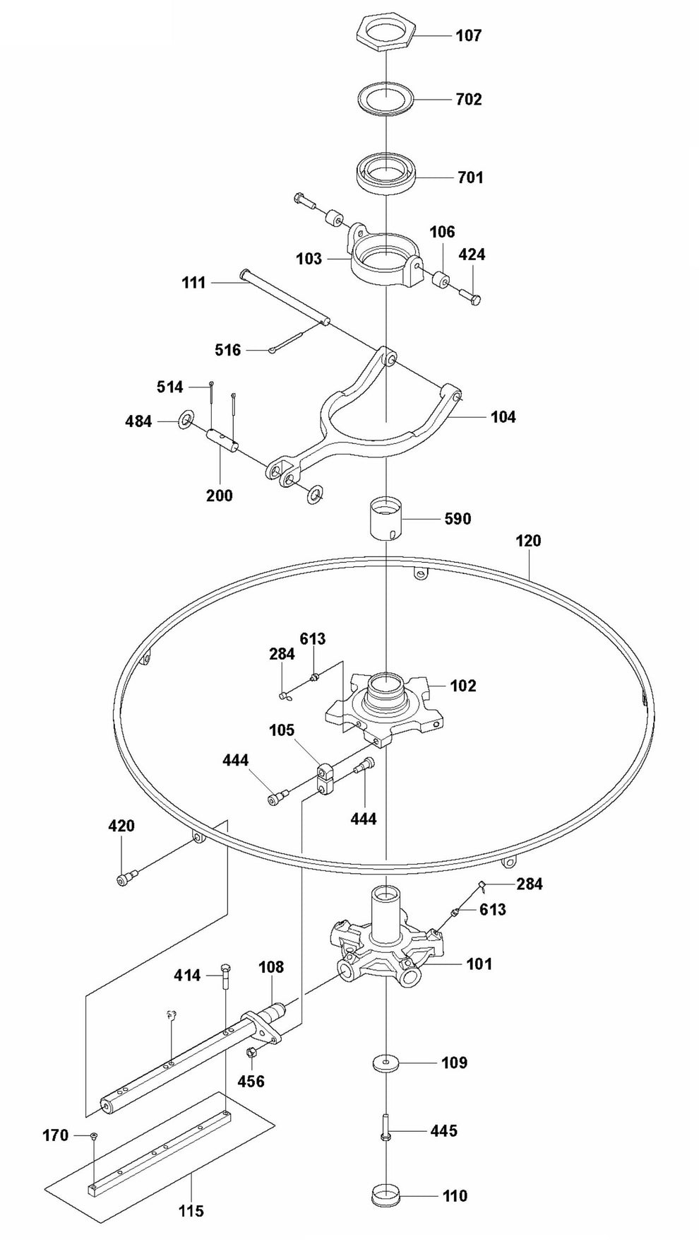 CRT 48 Blade Assembly, Right Parts by Husqvarna