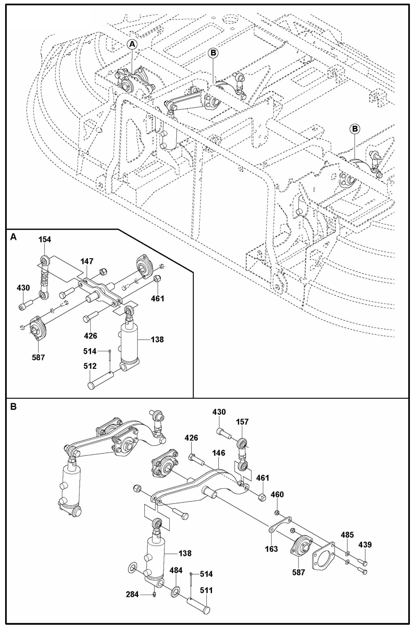 CRT 48 PS Linkage Assembly Parts