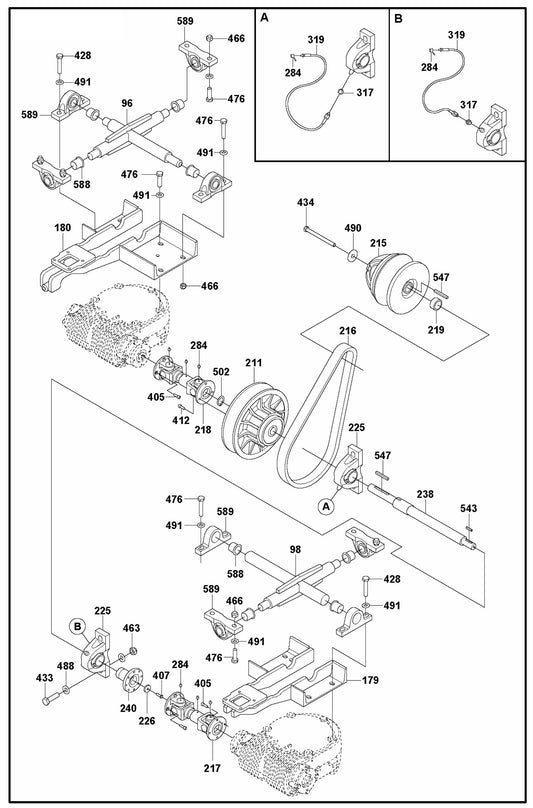 CRT 48 PS Drive Assembly Parts