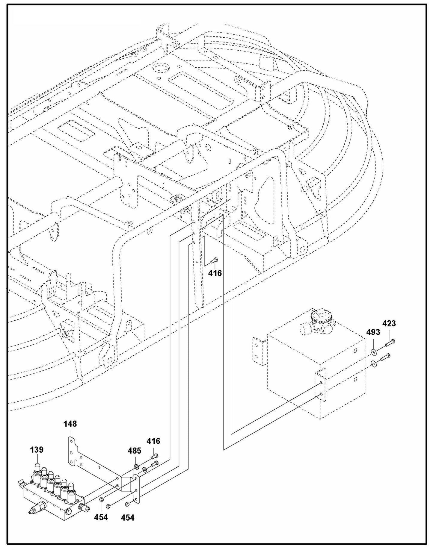CRT 48 PS Hydraulic Manifold Assembly Parts