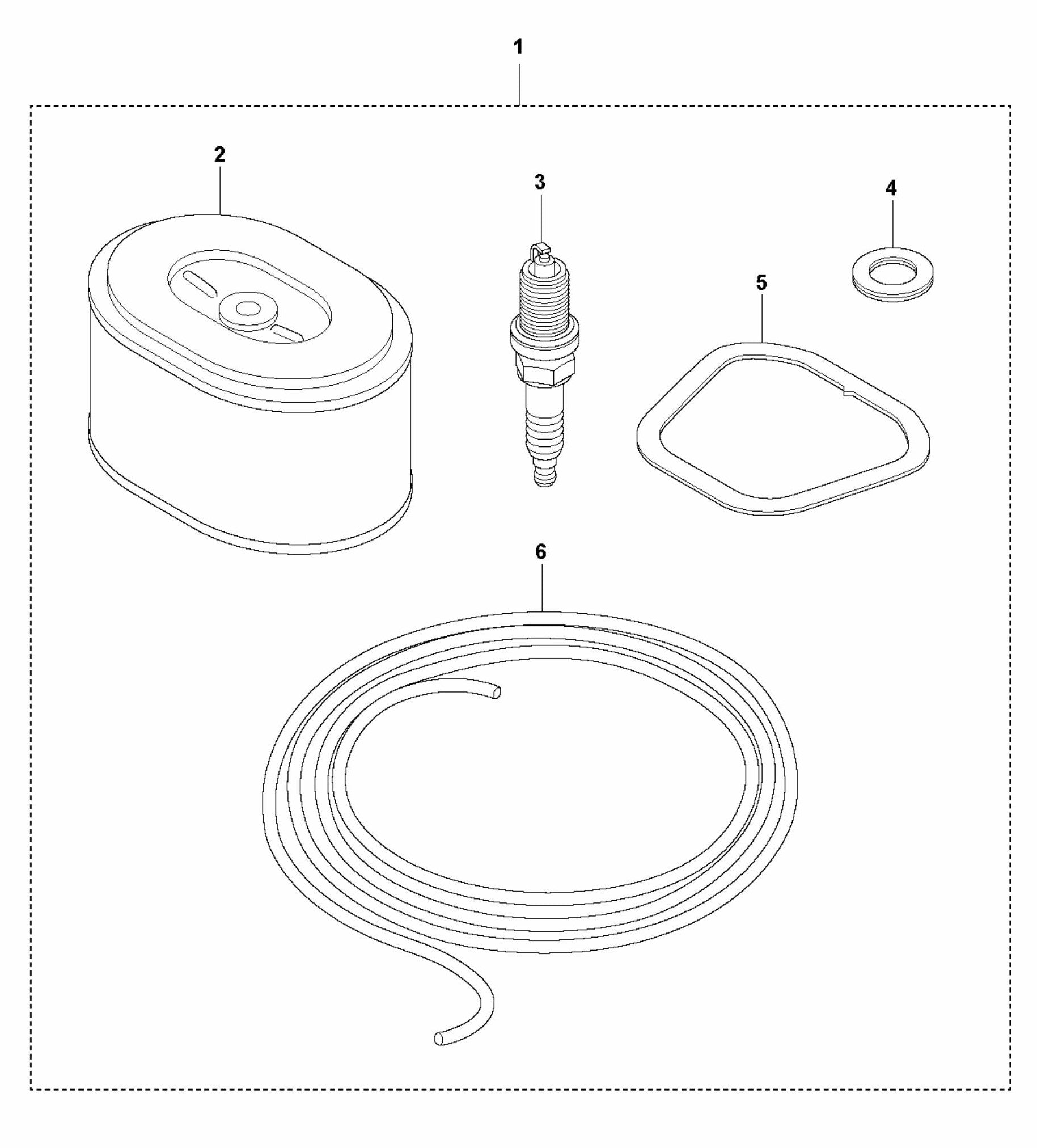 CT 36 Service Kit-Honda GX 160 Assembly Parts