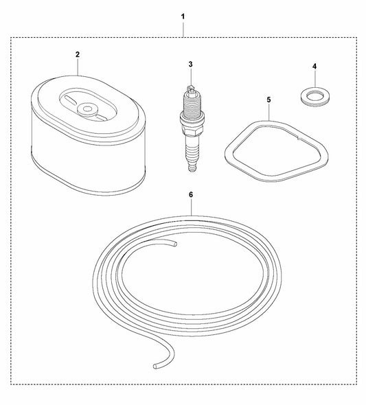 CT 36 Service Kit-Honda GX 160 Assembly Parts