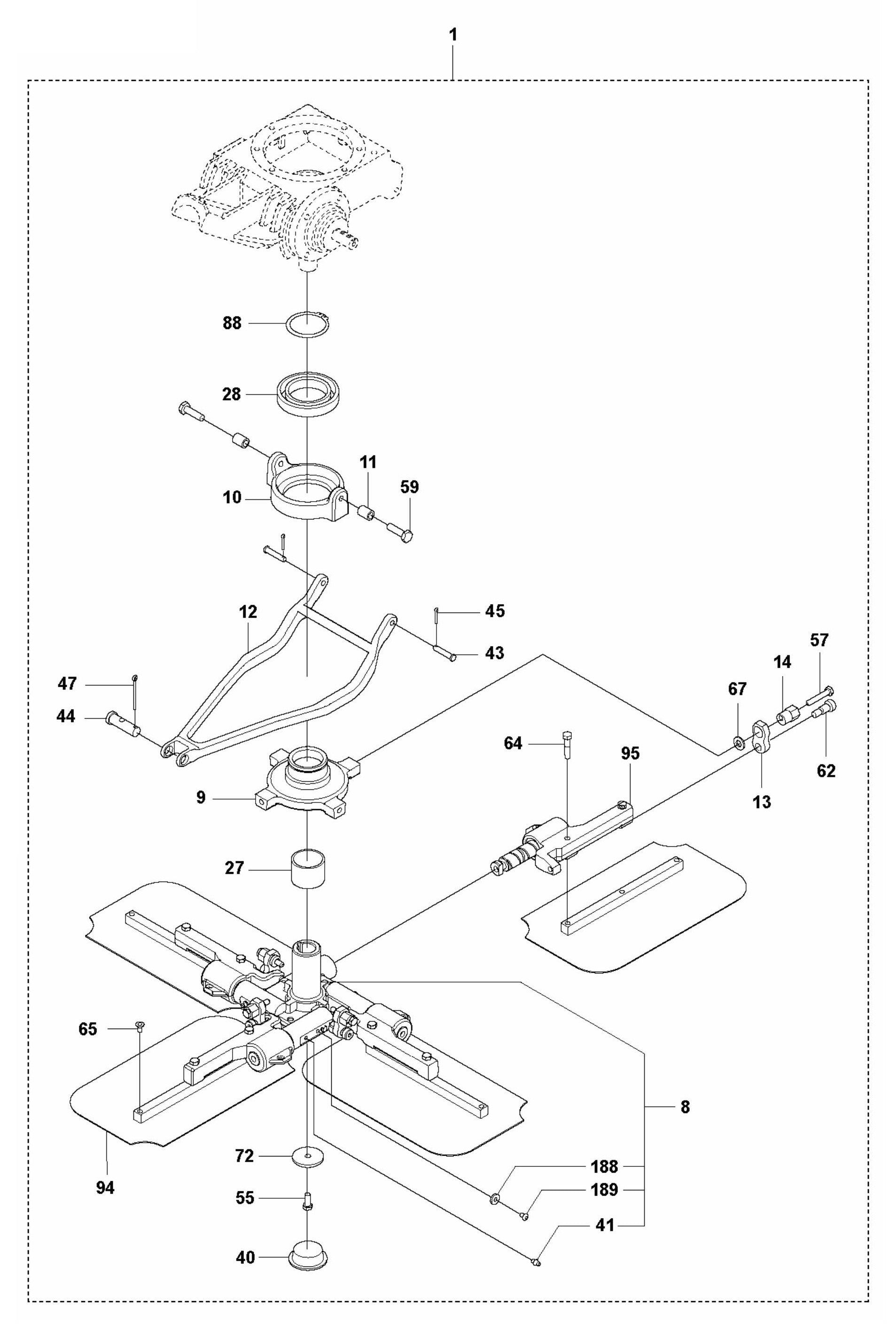 CT 36 Blade Assembly Parts