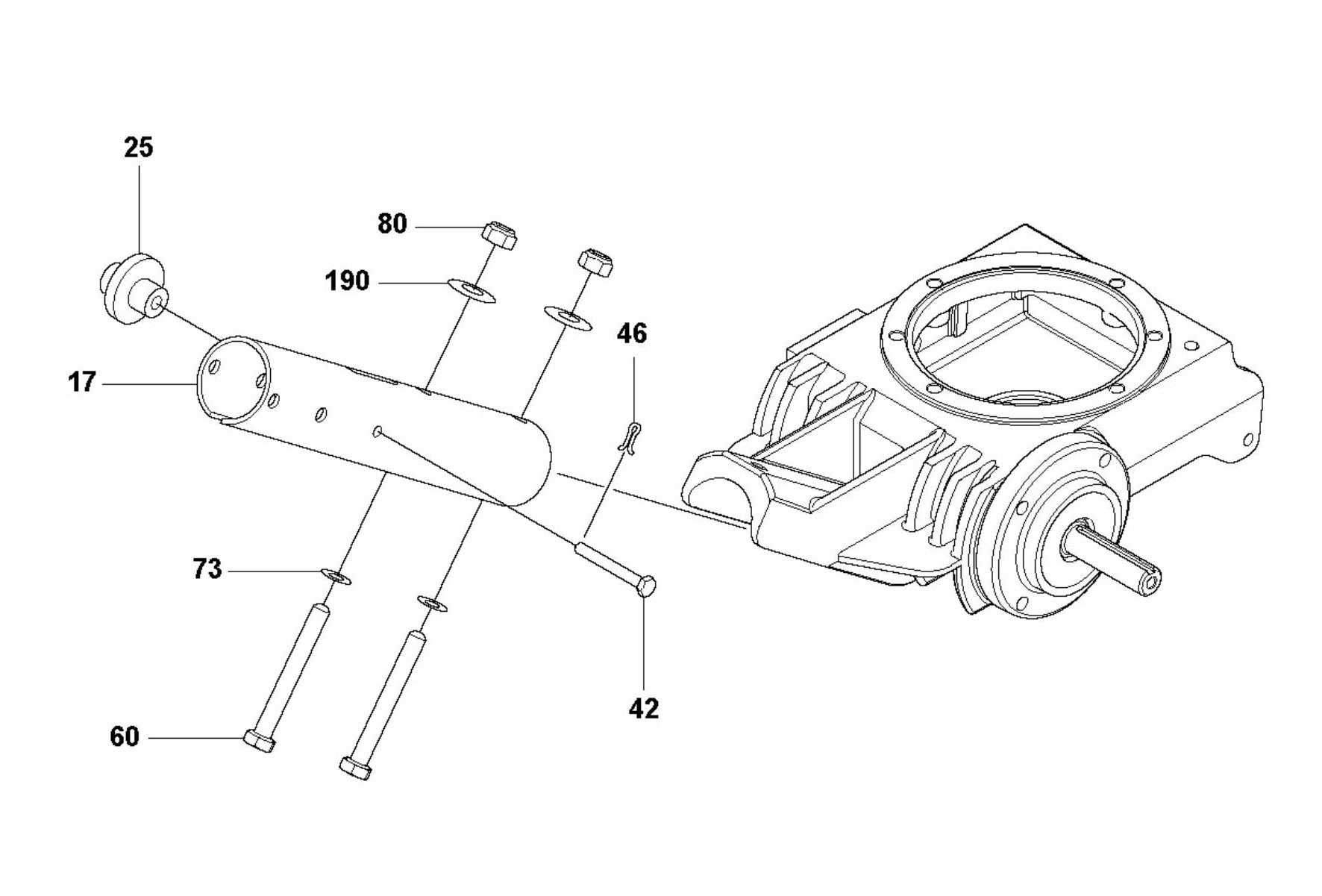 CT 48 Handle, Lower Assembly Parts
