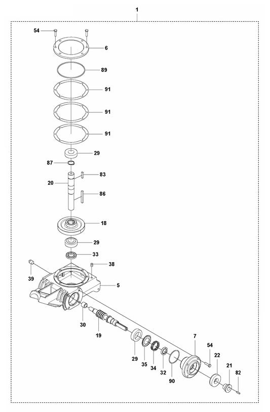 CT 48 Gearbox Assembly Parts
