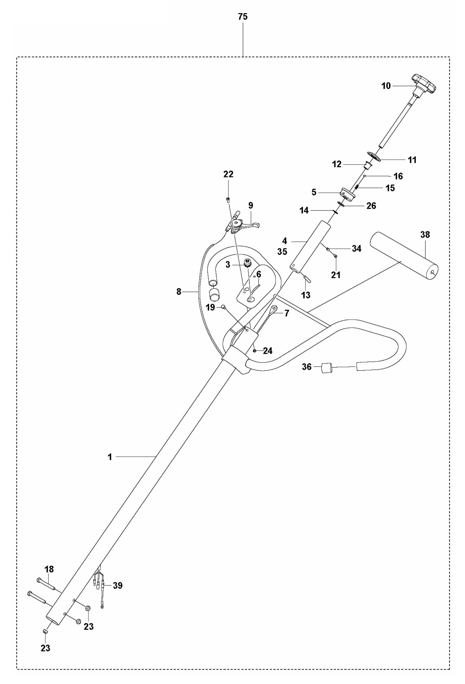 CT 48 Handle With Twist Pitch Assembly Parts