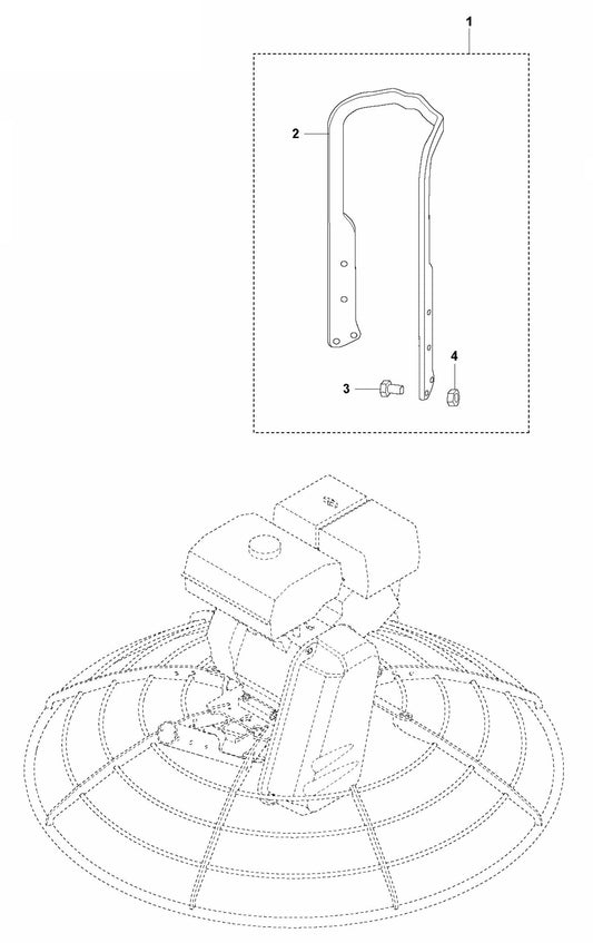 CT 48 Lift Bracket Kit, Long Assembly Parts