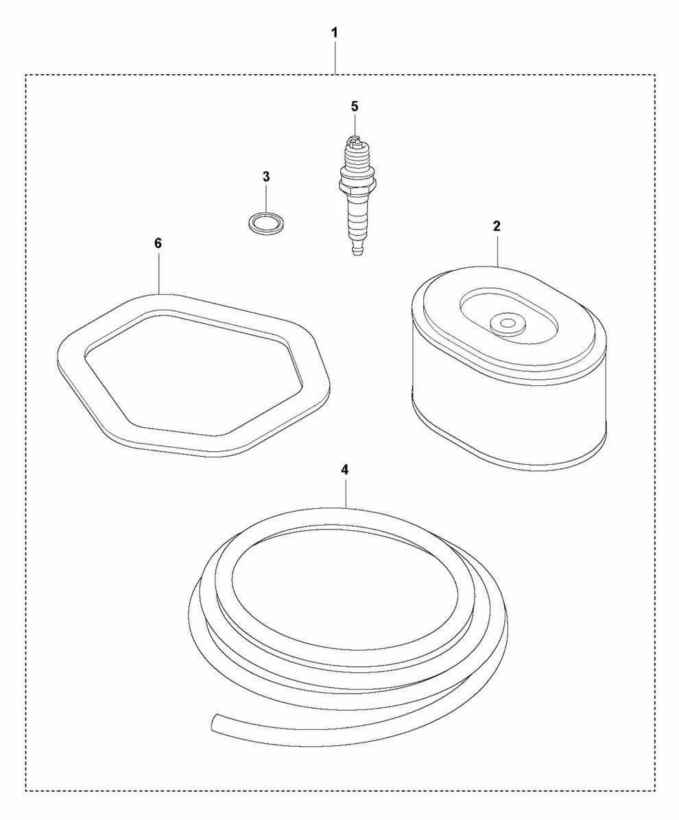 CT 48 Service Kit-Honda GX 390 Assembly Parts by Husqvarna
