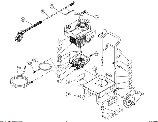 CV-2000-0MTC Frame Assembly Parts by MiTM
