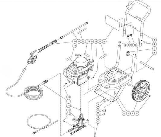 CV-2400-4MHC (sn:10812036-99999999) Frame Assembly Parts by MiTM