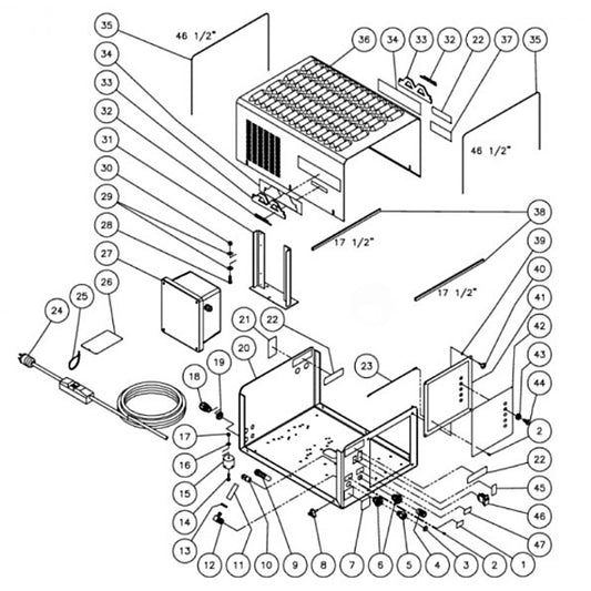 CW-1003-SME1 (sn:0-10165216) Frame Assembly-1 Parts by MI-T-M