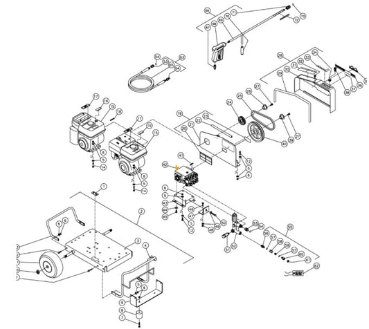 CW-2003-3MGH, CW-2003-3MGV (sn:317279-99999999) Frame Assembly Parts by MI-T-M