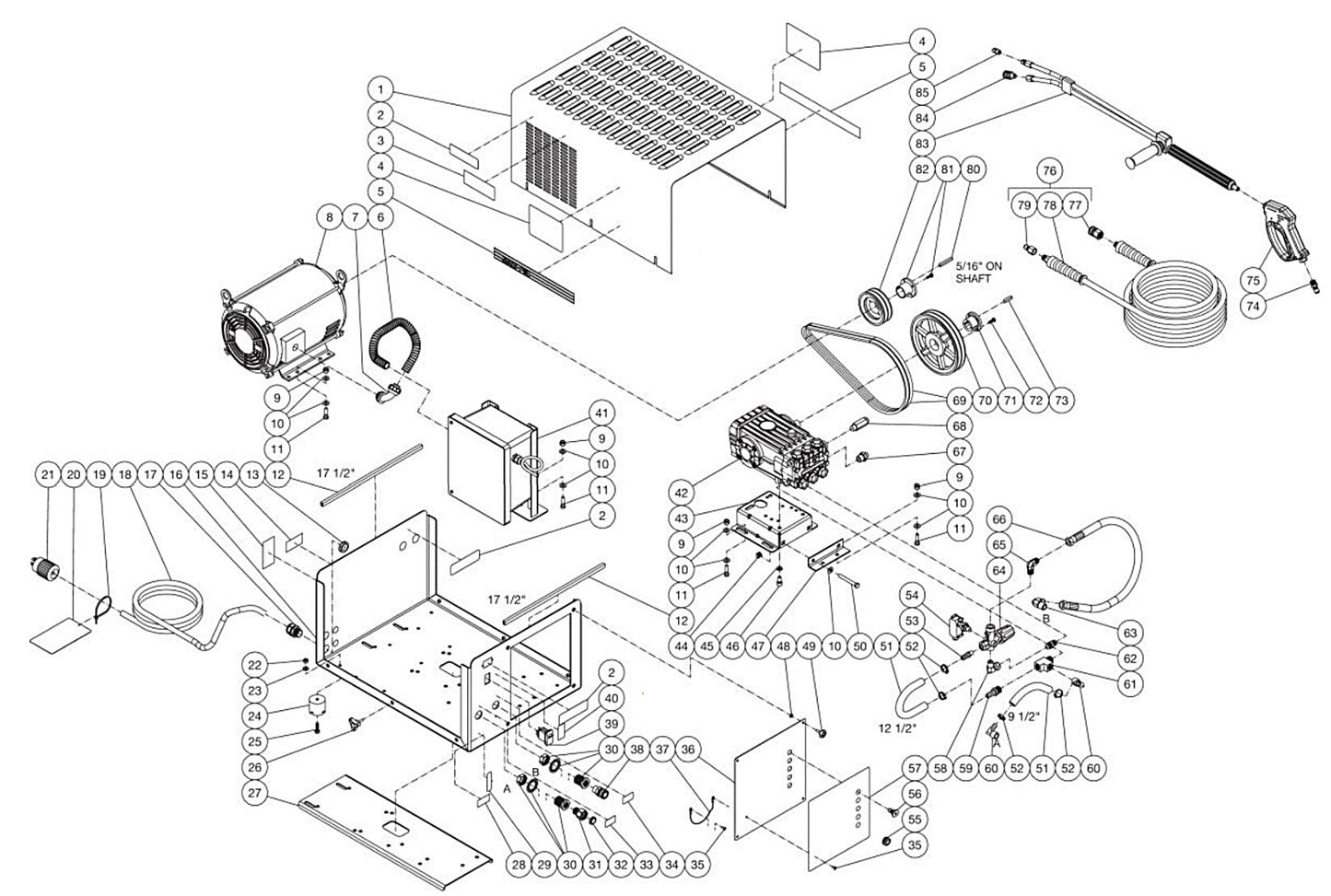 CW-2004-SME1, CW-2004-SME3 (sn:10495458-11356791) Frame Assembly Parts by MI-T-M