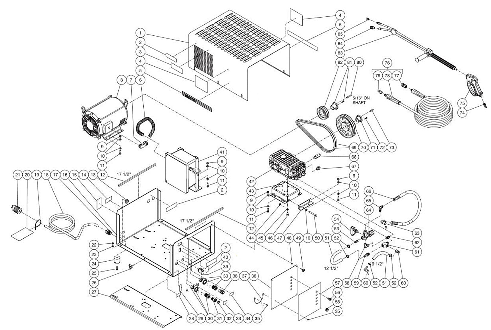 CW-2004-SME1, CW-2004-SME3 (sn:10495458-11356791) Frame Assembly Parts by MI-T-M