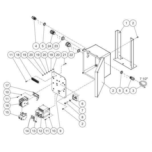 CW-2004-SME3 Electrical Box Assembly Parts by MI-T-M