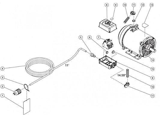 CW-2405-4ME3 (sn:11500526-99999999) Motor Assembly Parts by MI-T-M