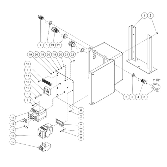 CW-3004-SME3 Electric Box Assembly Parts by MI-T-M