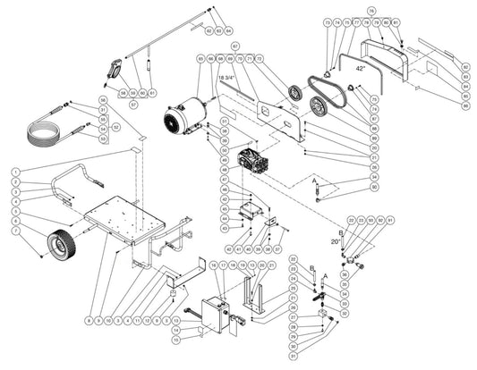 CW-3005-0ME3 (sn:10375001-99999999) Frame Assembly Parts by MI-T-M