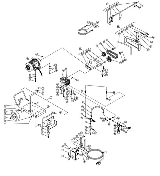 CW-3006-1ME3 (sn:0-397220) Frame Assembly Parts By MI-T-M
