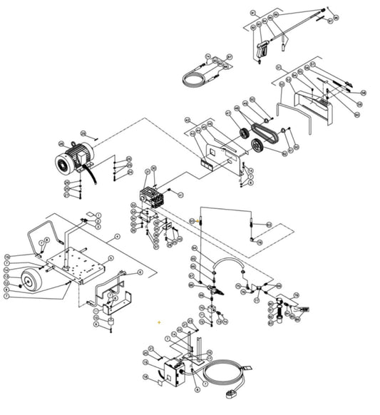 CW-3006-1ME3 (sn:397221-99999999) Frame Assembly Parts By MI-T-M