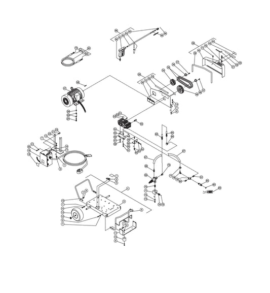 CW-3006-4ME3 Frame Assembly Parts By MI-T-M