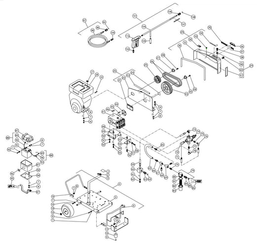 CW-3255-3MV0 (sn:0-99999999) Frame Assembly Parts By MI-T-M