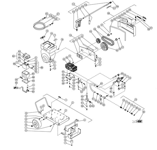 CW-3255-4MV0 (sn:0-10070000) Frame Assembly Parts By MI-T-M