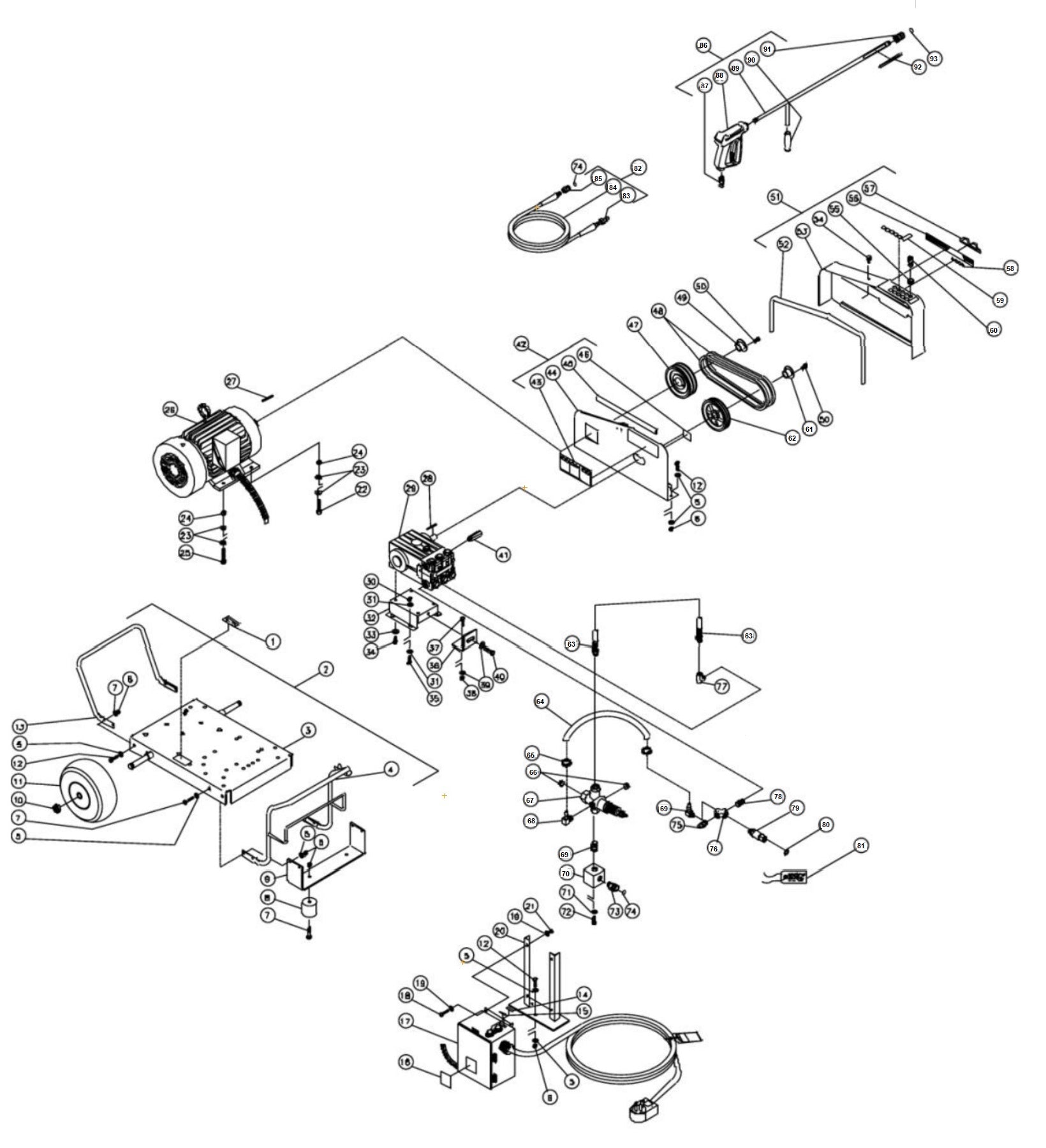 CW-4004-0ME3 (sn:397221-10154637) Frame Assembly Parts By MI-T-M