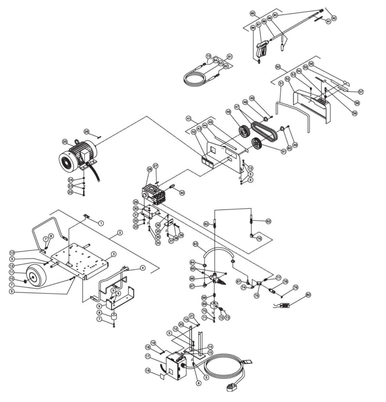 CW-4004-0ME3 (sn:10154638-99999999) Frame Assembly Parts By MI-T-M