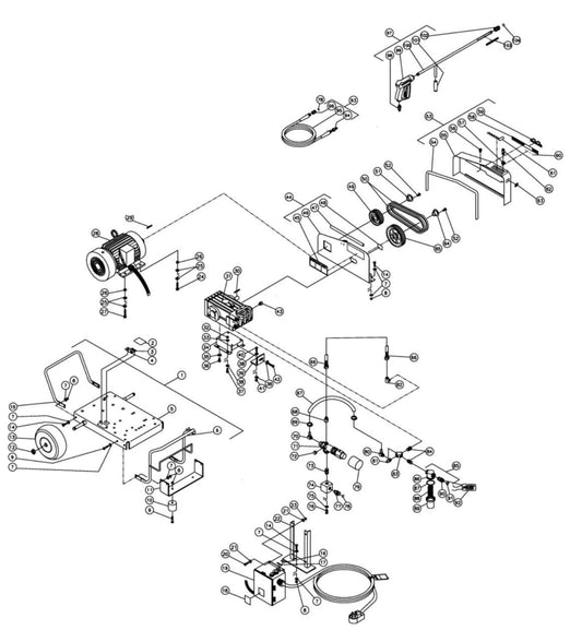 CW-5004-0ME3 (sn:0-10005894) Frame Assembly Parts By MI-T-M