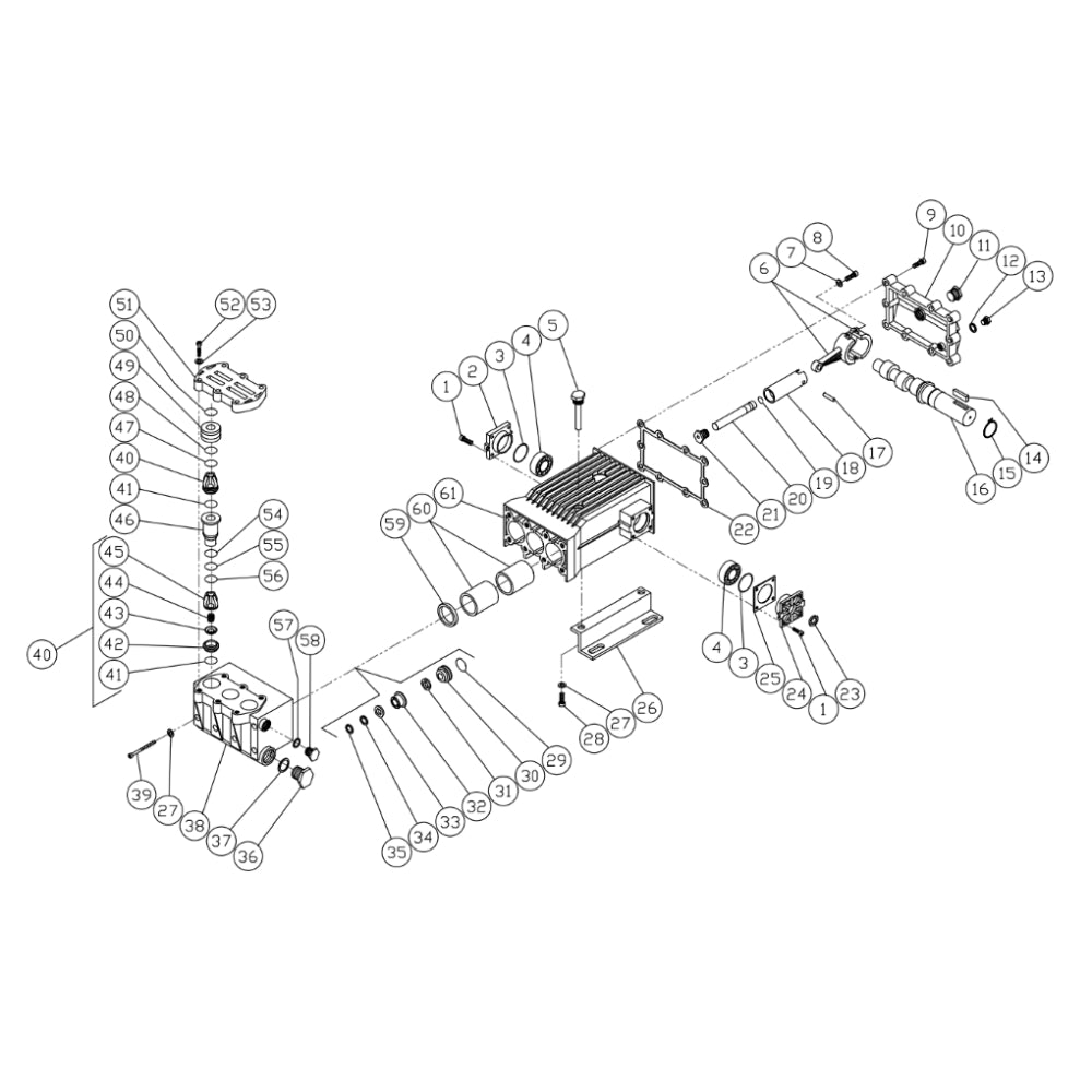 CW-6106-2MDK (sn:0-99999999) Pump Assembly Parts by MI-T-M