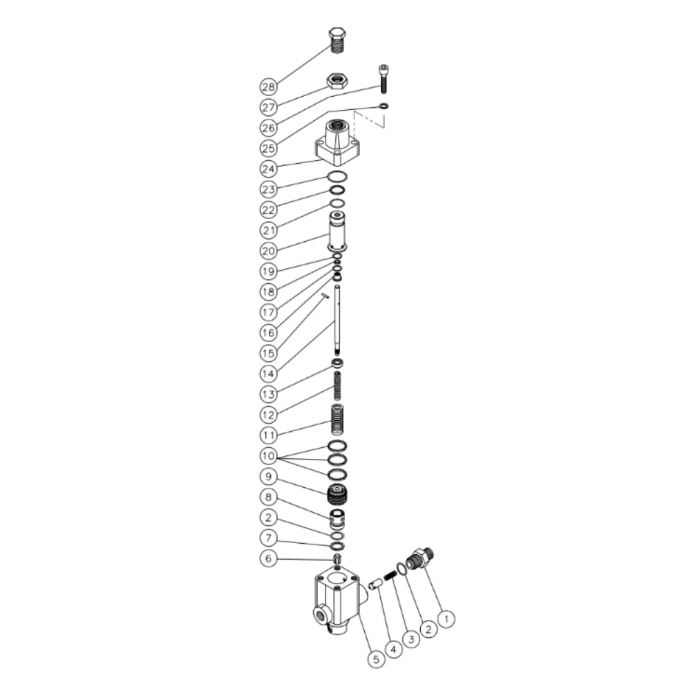 CW-6106-2MDK (sn:0-99999999) Unloader Assembly Parts by MI-T-M
