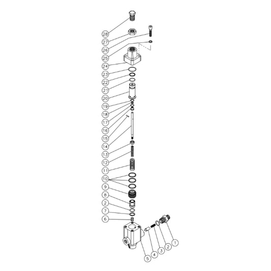 CW-6106-2MDK (sn:0-99999999) Unloader Assembly Parts by MI-T-M