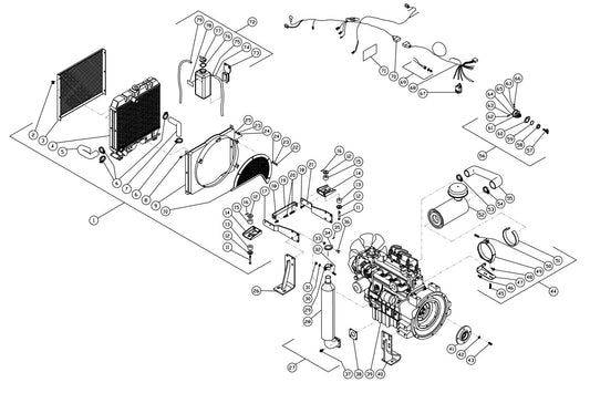 CW-6106-2MDK (sn:0-99999999) KUBOTA Engine Assembly Parts by MI-T-M