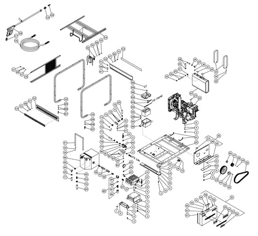 CW-6106-2MDK (sn:0-99999999) Frame Assembly by MI-T-M