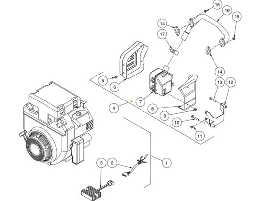 CWC-4005-0MGH/1MGH/1MGV/2MGH, CWC-5004-0MGH/1MGH/1MGV/2MGH Engine Assembly Parts by Mi-T-M