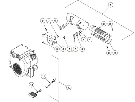 CWC-5005-2MGH,  CWC-6004-2MGH Engine Assembly Parts by Mi-T-M