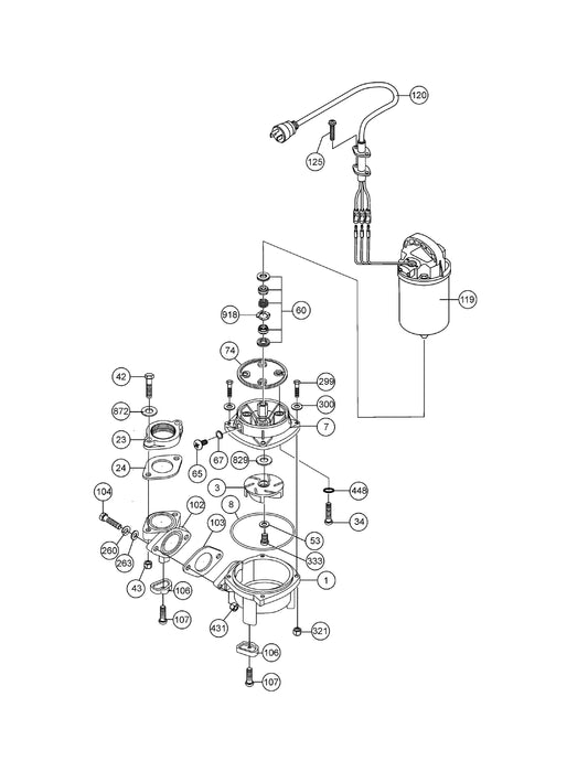 PX400 Pump Assembly Parts